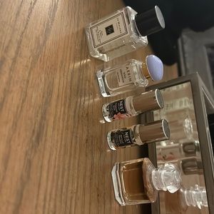 Collection of mini perfumes